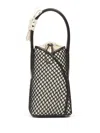 Maison Margiela Fortune Vertical Mesh Bucket Bag In Black