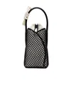 Maison Margiela Fortune Vertical Mesh Bucket Bag In Black