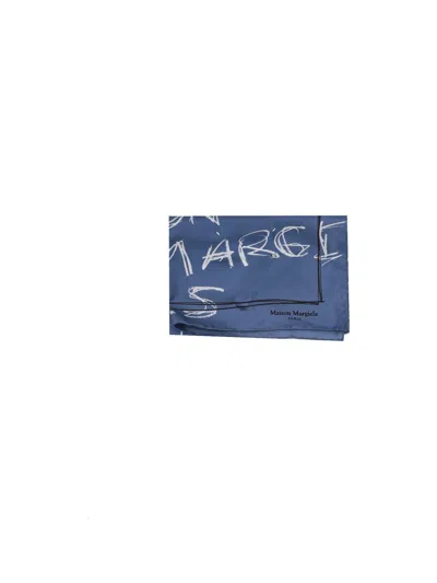 Maison Margiela Foulard In Blue