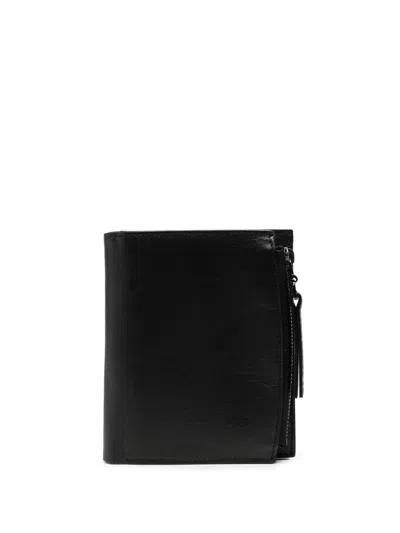 Maison Margiela Four-stitch Bi-fold Wallet In Black