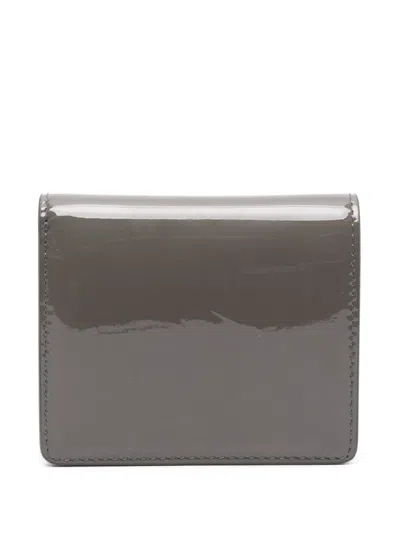 Maison Margiela Four-stitch Bi-fold Wallet In Grey