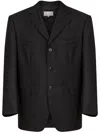 Maison Margiela Four-stitch Blazer In Black