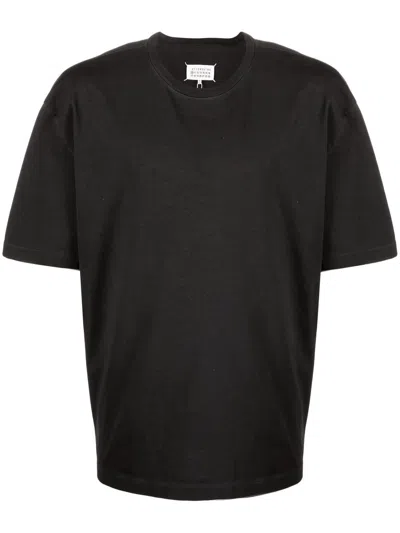 Maison Margiela Four-stitch Detail T-shirt In Grey