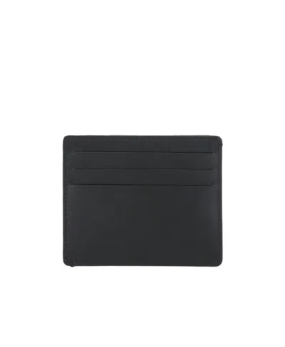 Maison Margiela Leather Cardholder In Black