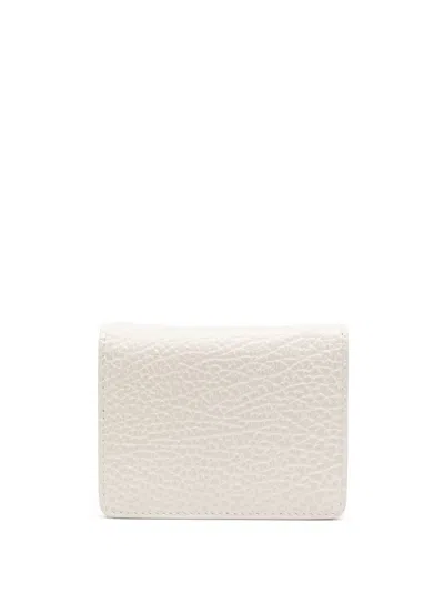 Maison Margiela Four-stitch Bi-fold Cardholder In Nude