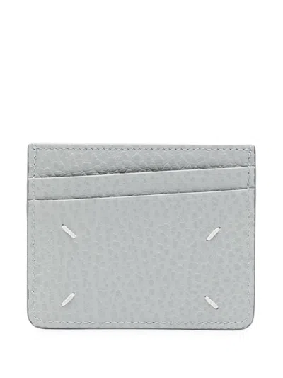 Maison Margiela Gray Four Stitches Card Holder In T8111 Mist