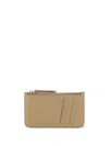 Maison Margiela Four-stitch Leather Cardholder In Neutrals