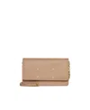 Maison Margiela Four Stitch Leather Crossbody Wallet In Nude