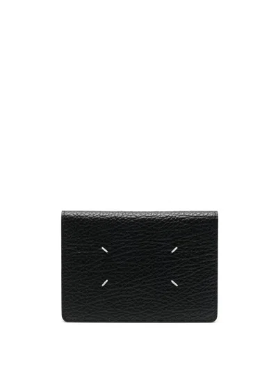 Maison Margiela Stitch-detail Cardholder In Black