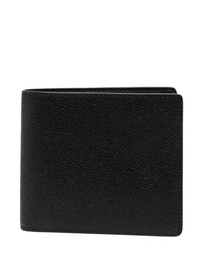 Maison Margiela Four-stitch Leather Wallet In Black