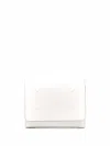 Maison Margiela Four-stitch Grained-leather Wallet In White