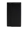Maison Margiela Four-stitch Logo Keyring Holder In Black