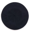 Maison Margiela Four Stitch-logo Knitted Beret In Blue