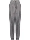 Maison Margiela Four Stitch-logo Long-length Track Pants In Grey