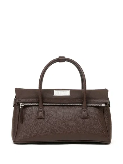 Maison Margiela Four-stitch Tote Bag In Braun
