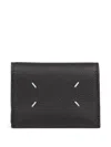 Maison Margiela Medium Chain Wallet Unica In Black