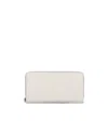 Maison Margiela Four-stitch Logo Zip-up Wallet In White