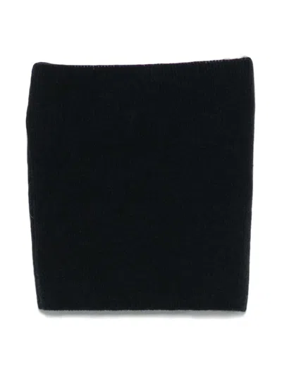 Maison Margiela Four-stitch Scarf In Blue