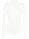 Maison Margiela Roll-neck Mesh Body In Green