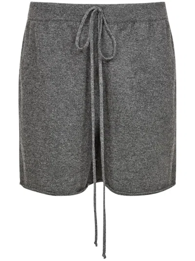 Maison Margiela Four-stitch Shorts In Grey