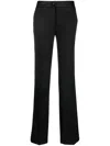 Maison Margiela Four-stitch Tailored Tuxedo Trousers In Black