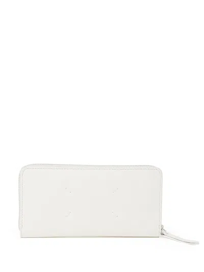 Maison Margiela Four-stitch Logo Wallet In White