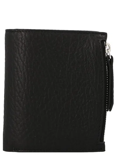 Maison Margiela Four-stitch Zipped Wallet In Black