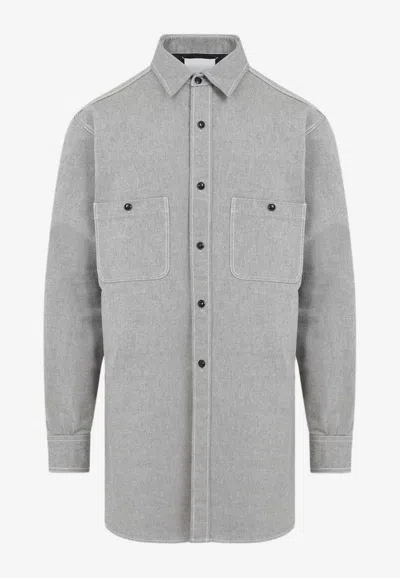MAISON MARGIELA FOUR-STITCHED LONG-SLEEVED SHIRT