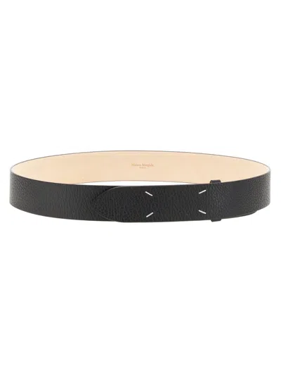 Maison Margiela Cintura Four Stitches In Black