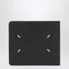Maison Margiela Black Four Stitches Bi-fold Wallet In Black