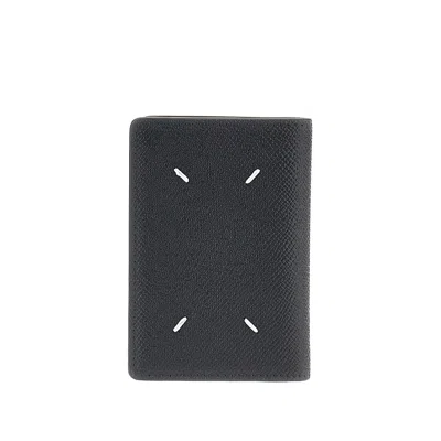 Maison Margiela 'four Stitches' Bi-fold Cardholder In Black