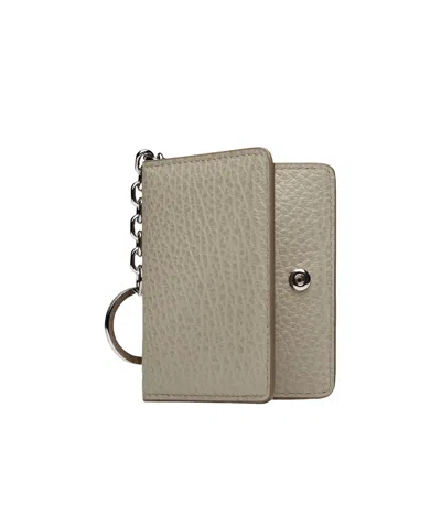 Maison Margiela Four-stitches Bifold Cardholder In Nude