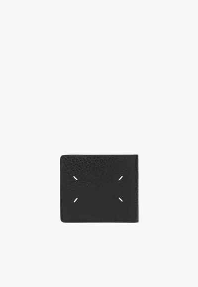Maison Margiela Four Stitches Bi-fold Wallet In Black