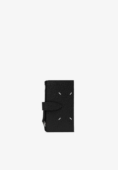Maison Margiela Four Stitches Bi-fold Wallet In Black