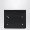 Maison Margiela Four Stitches Black Card Holder Women In Black
