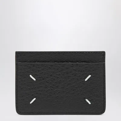 MAISON MARGIELA FOUR STITCHES BLACK CARDHOLDER