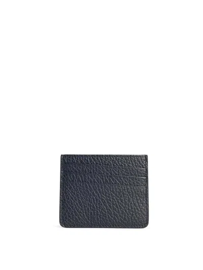 Maison Margiela Four Stitches Black Leather Card Holder