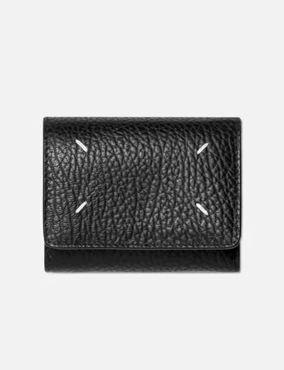 Maison Margiela Four Stitches Card Holder In Black