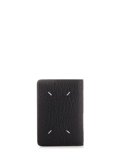 Maison Margiela Four Stitches Card Holder In Black