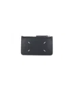 Maison Margiela 'four Stitches' Card Holder In Black