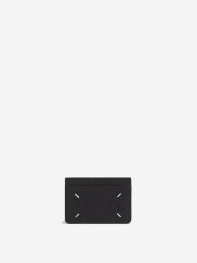 Maison Margiela Four Stitches Card Holder In Black