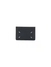 Maison Margiela Four Stitches Card Holder In Black