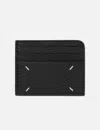 Maison Margiela Four Stitches Card Holder In Black