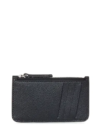 Maison Margiela Four Stitches Card Holder In Black