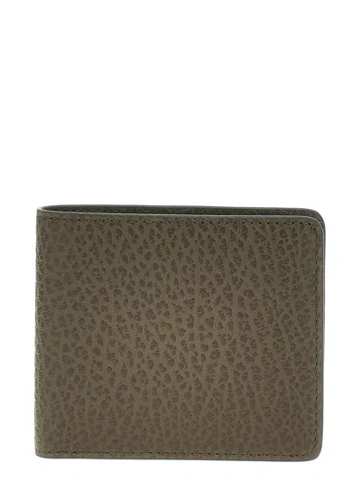 Maison Margiela 'four Stitches' Card Holder In Gray