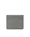 Maison Margiela Four Stitches Card Holder In Green