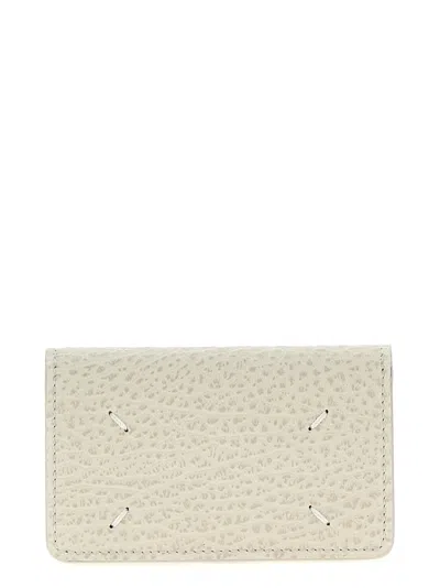 Maison Margiela Four Stitches Card Holder In Gray