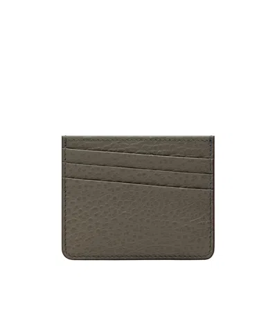 Maison Margiela Four Stitches Card Holder In Green