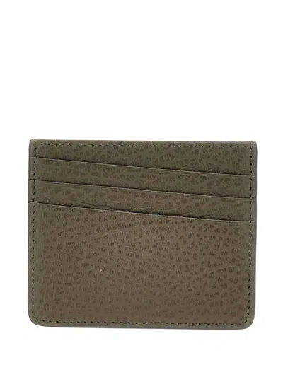 Maison Margiela Four Stitches Card Holder In Grey