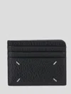 Maison Margiela Four Stitches Card Holder In Black